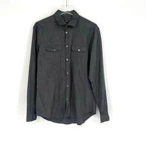 John Varvatos Shirt Mens S Gray Casual‎ Button Up Classic  Basic